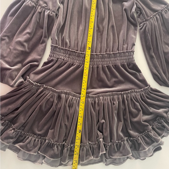 MISA Los Angeles Talin Metallic Velvet Dress - Picture 12 of 14